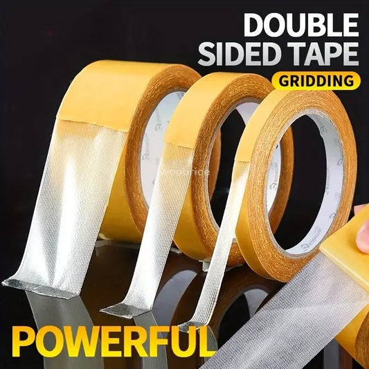 Extra Strong Double Sided Adhesive Tape Grid Super Strong Waterproof Mesh Carpet Tape Fixation Bookbinding Home Improvement