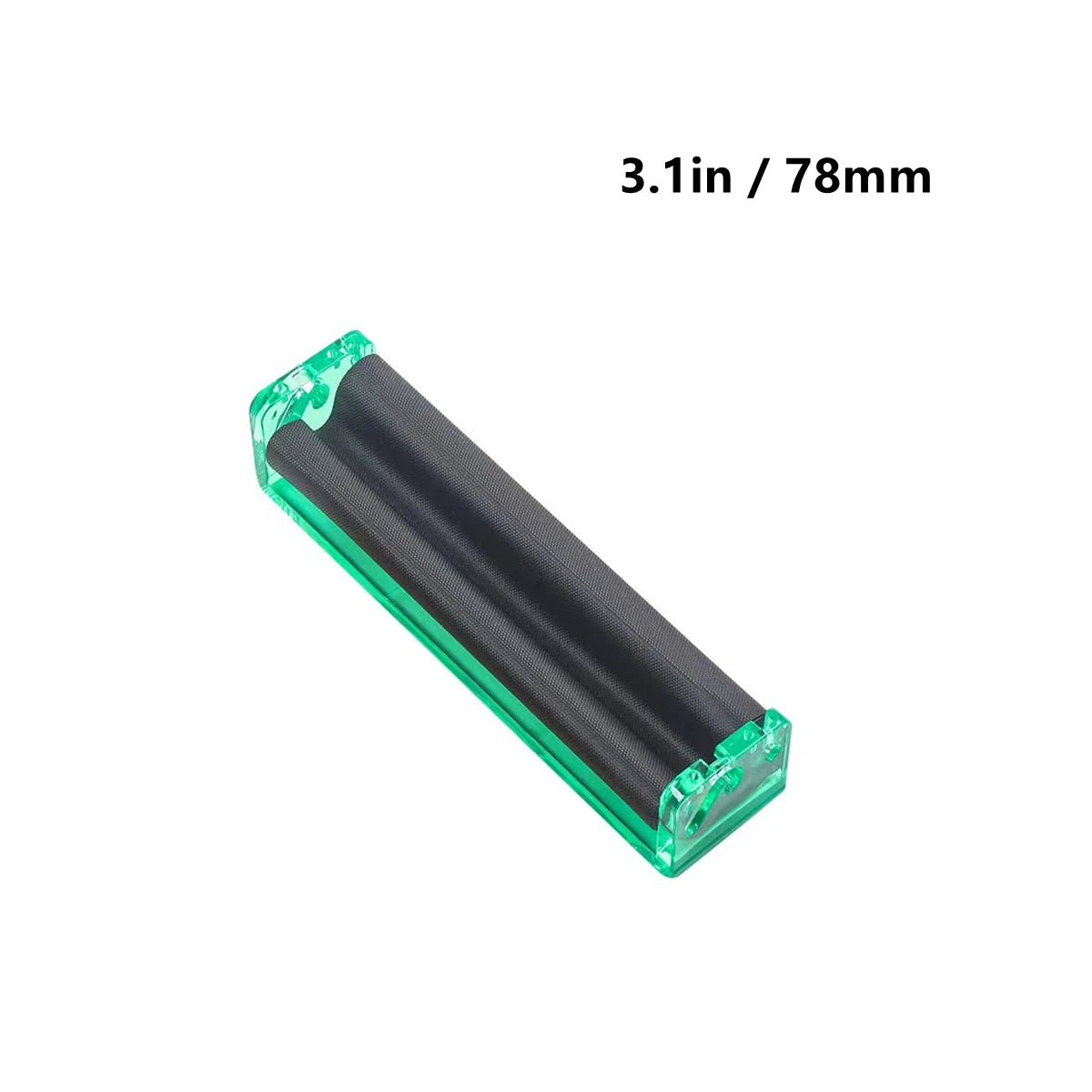 Cigarette roller for 2.8in 3.1 in 4.3in roll papers, handhold plastic rolling machine, rolling papers machine - 78mm