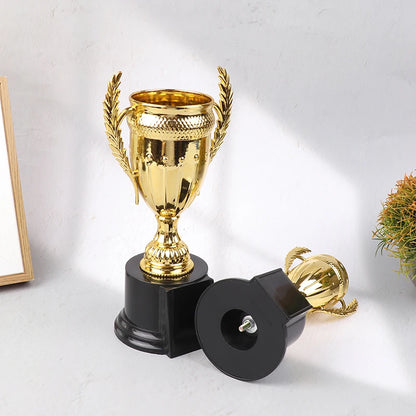 1Pcs Reward Carnival Competition Party Prize Favors Mini Plastic Award Trophy Children Winner Gold Trophies Toys For Kids