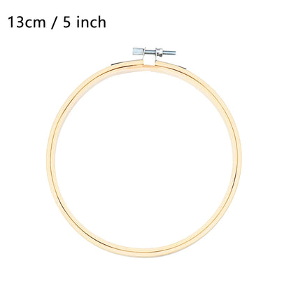 8/10/13/15/18/30cm Embroidery Hoop DIY Needlecraft Cross Stitch Machine Bamboo Frame Ring Round Loop Hand Household Sewing To