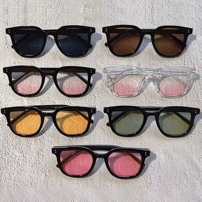 Square Sunglasses for Women Men Brand Designer Vintage Random Model Trendy Glasses Gradient Party Shades Eyewear UV400