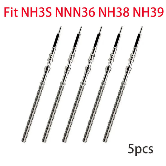 Watch Stem Stainless Steel Spare Parts Fit NH35 NH36 NH38 NH39 Crown Automatic Mechanical Movement Watch Parts Crown Stem