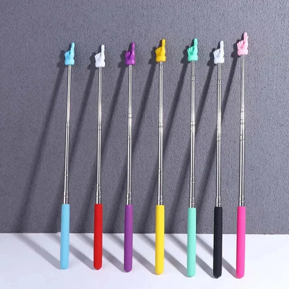 1/2pc White Board Teacher Supplies Meeting Teacher'S Special Pointer Finger Reading Guide Preschool Teaching Tool Teaching St
