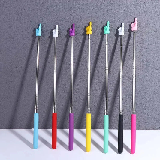 1/2pc White Board Teacher Supplies Meeting Teacher'S Special Pointer Finger Reading Guide Preschool Teaching Tool Teaching St