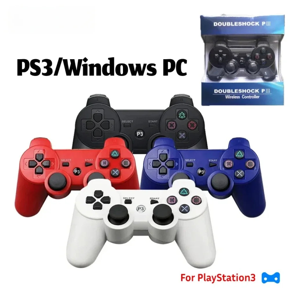 Bluetooth PS3 wireless gamepad gamepad vibration neutral wireless environmental protection ABS material snowflake button Perf