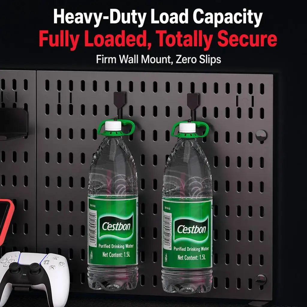 Pegboard Combination Desktop Storage Kit, Vertical and Clip-Type Pegboard Display Panels, Suitable for Home Office Storage.