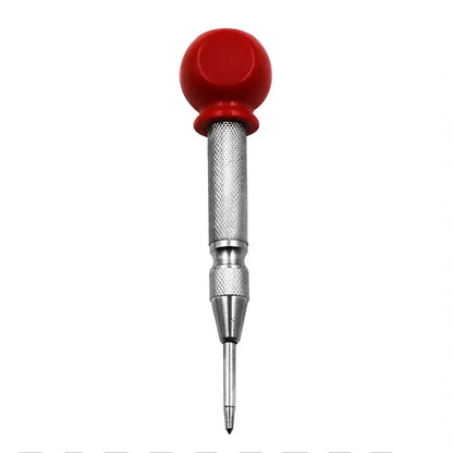 Automatic Center Punch Automatic Metal Punch Tool Woodworking Tools Loaded Marker Wood Chisel Joinery Carpenter Tool - Silver