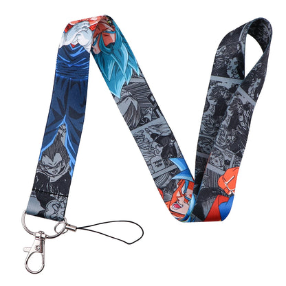 Anime Character Strap Lanyard for Key ID Card Charm Strap Badge Holder DIY Cool Hang Rope Keyring Accessories Gifts Cosplay -