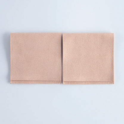 10pcs Velvet Jewelry Packaging Pouches Chic Wedding Favor Bags Cream Microfiber Cosmetic Bags Product Package Wedding Gift Ba
