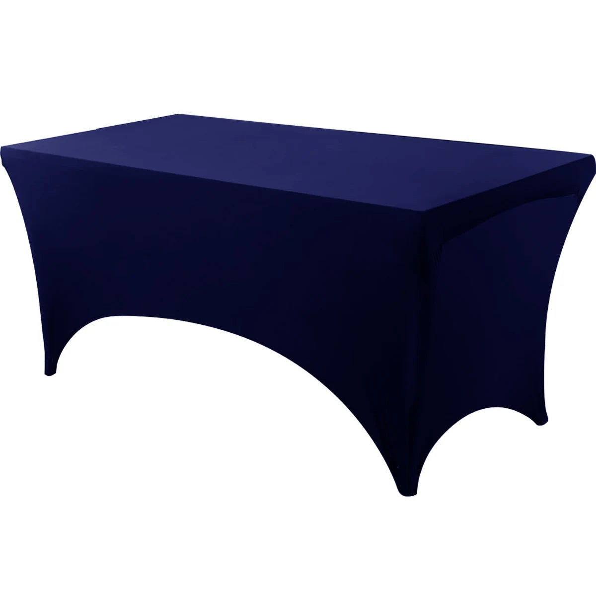 Spandex Tablecloth Tight Fitted Washable and Wrinkle Resistant Stretch Rectangular Patio Table Cover for Event Wedding Partie