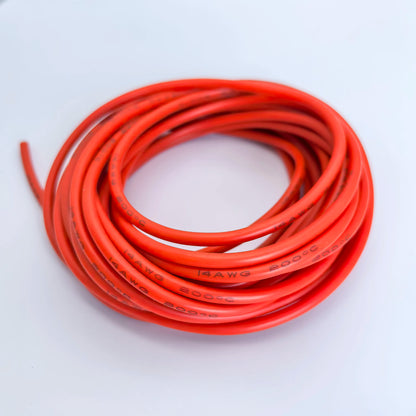 14/16/18/20/22/24/26/28/30 AWG Silicone Electric Wire 3 Meter/10ft- Soft, Flexible Tin-Copper Wire High Temperature Resistant