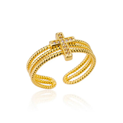 316L Stainless Steel Rings for Women Gold Color Never Fade Luxury Classic rings wedding couple rings Jewelry