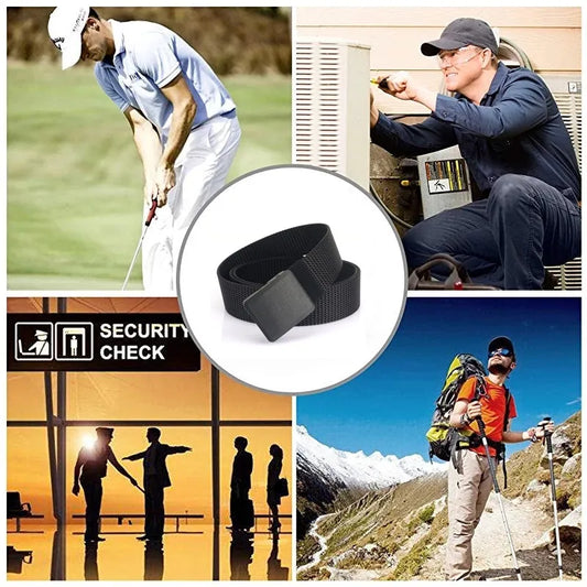 Military Automatic Buckle Nylon Belt Outdoor Hunting Multifunctional Tactical Canvas Belt Men Belt