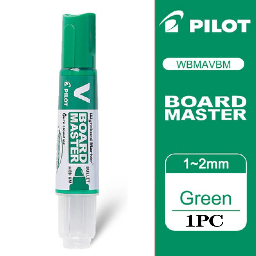 1PC Japan PILOT Whiteboard Marker WBMAVBM Large Capacity Ink Color Markers Office Accessories School Stationery Teacher Gift