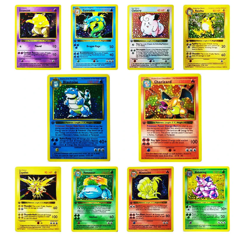 Collection Cards 1996 DIY Game Game Anime Self Made Cards Gift Toys - 10pcs