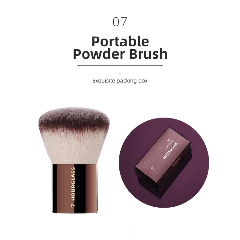 Hourglass Makeup Brushes Powder Foundation Concealer Blusher Bronzer Eye Shadow Eyebrow Eyeliner Sculpting Brush - 07