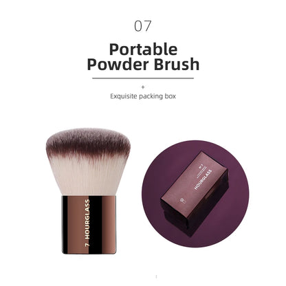 Hourglass Makeup Brushes Powder Foundation Concealer Blusher Bronzer Eye Shadow Eyebrow Eyeliner Sculpting Brush - 07