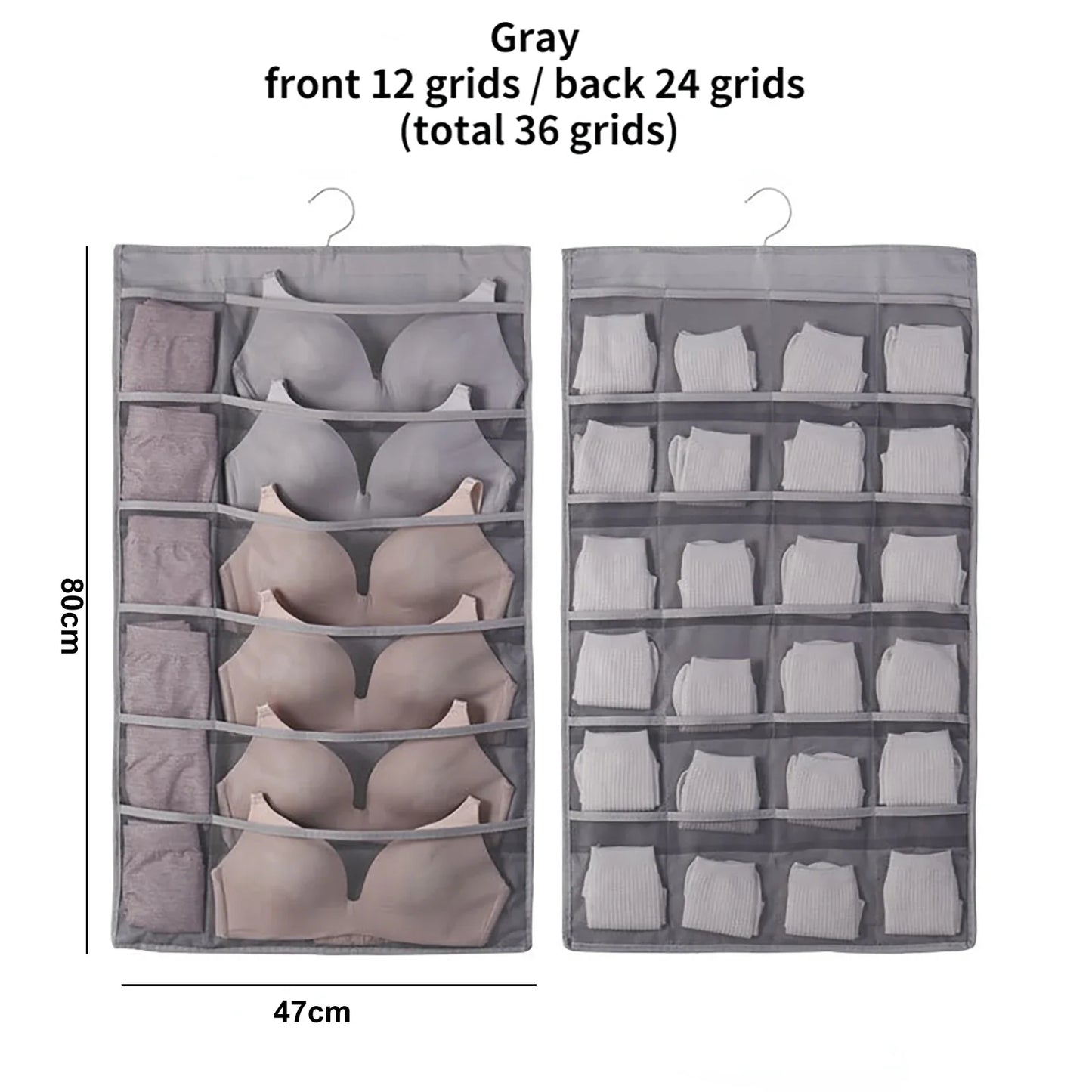 Hat Storage Holder Organizer 24 Clear Pockets Protect Hat Rack Door Hanging Holder Hanger Storage Rack for Baseball Caps Bedr
