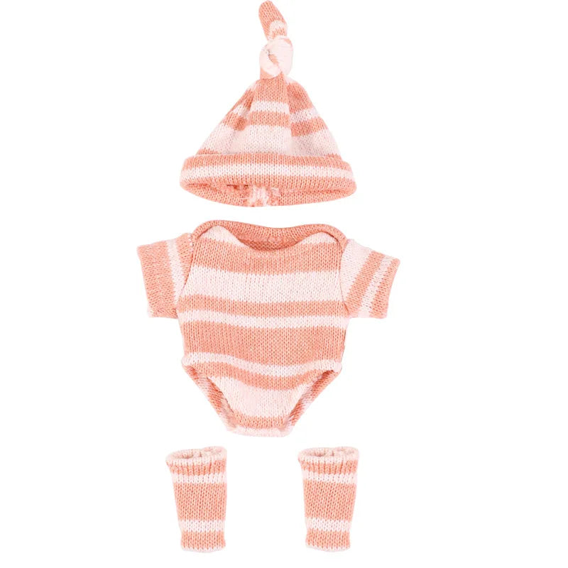20cm Baby Dolls Clothes for DIY Toy Doll Accessories Suitable For 8inch Doll Sweater Jumpsuit Reborn Doll Clothes Accessories