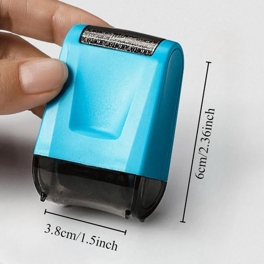 Round Self-Inking Stamp For Personalized Logo, Custom Rubber, DIY Crafts, Scrapbooking