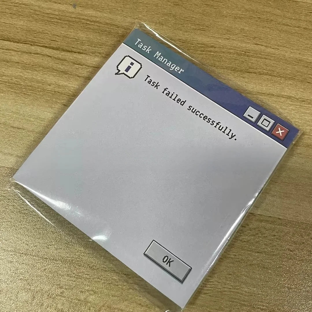 50 Sheets Computer Drawing Board Pattern Notepad Funny Stationery Self-Adhesive Kawaii Notepad Memo Pad Office School Supplie