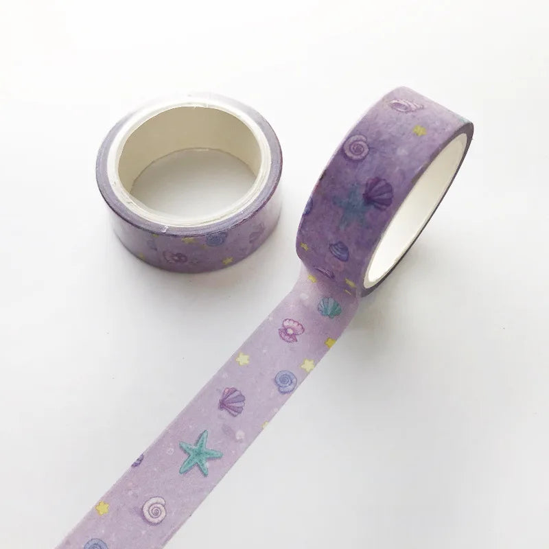 15mm x 5m Washi Tape Japanese Stationery Kawaii Pink Masking Tape Cute Scrapbooking Girl Gift Decoration School Office Suppli