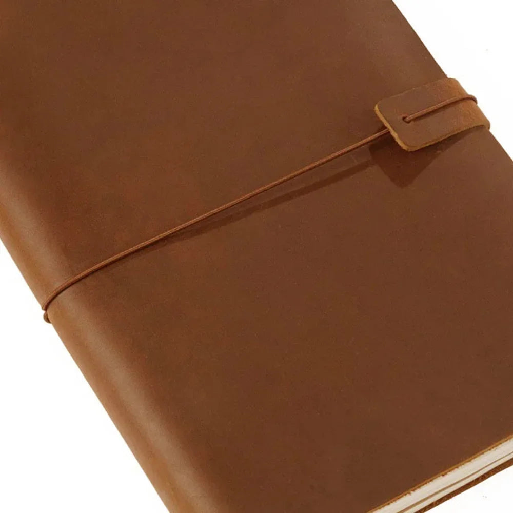 Moterm 100% Genuine Leather Notebook Handmade Vintage Cowhide Diary Journal Sketchbook Planner TN Travel Notebook Cover
