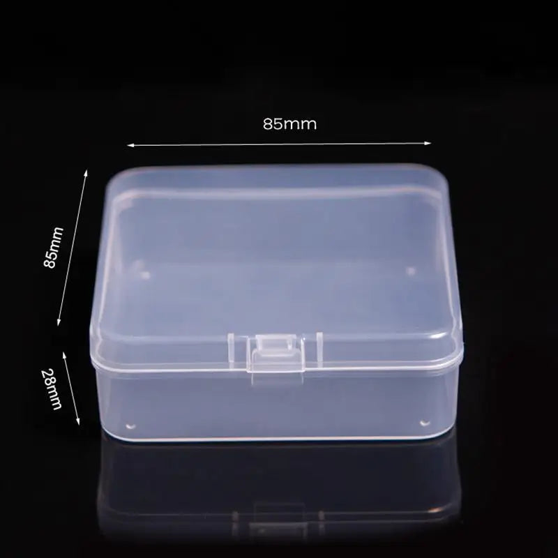 Mini Plastic Box Rectangular Box Translucent Box Packing Box Storage Box Dustproof Solid Strong Jewelry Storage Case Containe
