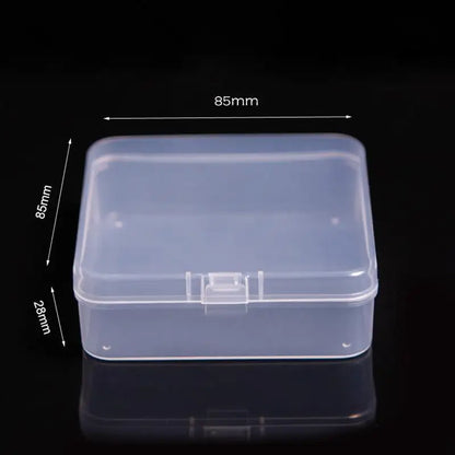 Mini Plastic Box Rectangular Box Translucent Box Packing Box Storage Box Dustproof Solid Strong Jewelry Storage Case Containe