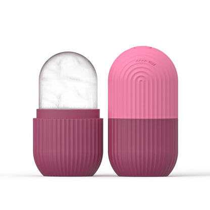 1pc silicone face ice cube mold for Beauty and Skin Care silicon face ice roller