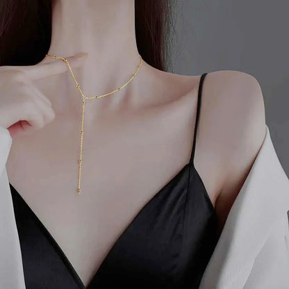 LATS New Luxury Colourful Long Tassel Necklace for Women Shiny Rhinestone Crystal Zircon Choker Bohemian Statement Jewelry Gi