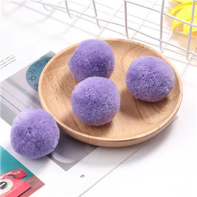 Multi Size Pom Piel 15mm/20mm/25mm/30mm/40mm Soft Pompones Fluffy Plush Crafts DIY Pom Pom Bal Wedding Sewing Party Accessori