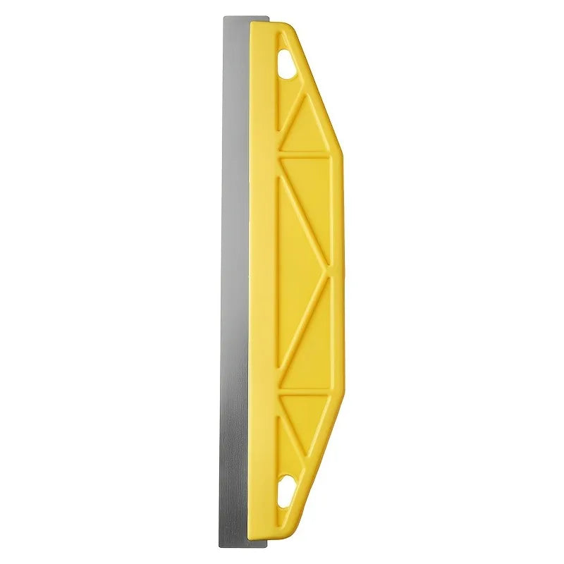12-Inch Heavy-Duty Yellow Paint Shield Edger with Ergonomic Handle & Edge-Durable Plastic/Metal Wall Painting Tool for Precis