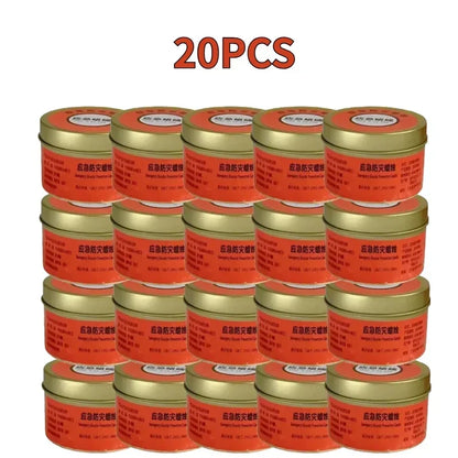 1-20pcs Emergency Candles for Power Outages Windproof Smokeless Long-Lasting Lighting Survival Supply for Home Camping Blacko
