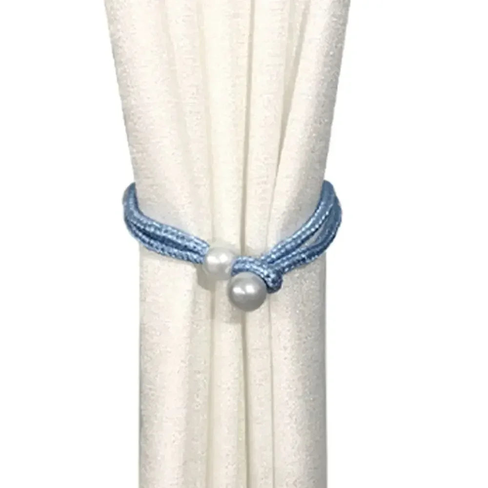 Creative Fashion Tulip Curtain Straps Adjustable Elegant Curtain Tieback Beautifully Curtains Tie Rope Homestay - 1pcs Lake B