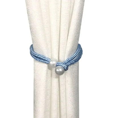 Creative Fashion Tulip Curtain Straps Adjustable Elegant Curtain Tieback Beautifully Curtains Tie Rope Homestay - 1pcs Lake B
