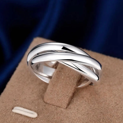 for Women Lady Wedding Beautiful Charm Fashion Women 925 Sterling Silver Rings Jewelry Cute Lover Gift