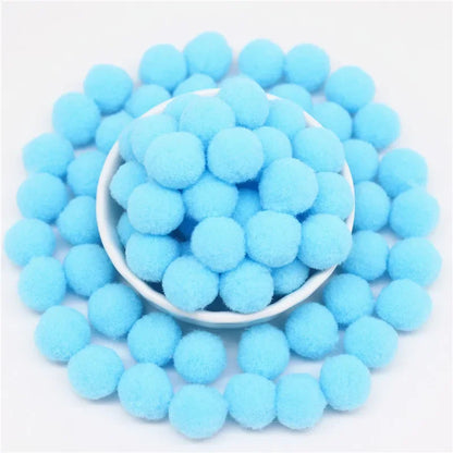 Pompon Balls 8mm 10mm 15mm 20mm 25mm 30mm Fluffy Pompoms Crafts Pompom Diy Handmade Kids Toy Wedding Decoration Craft Supplie