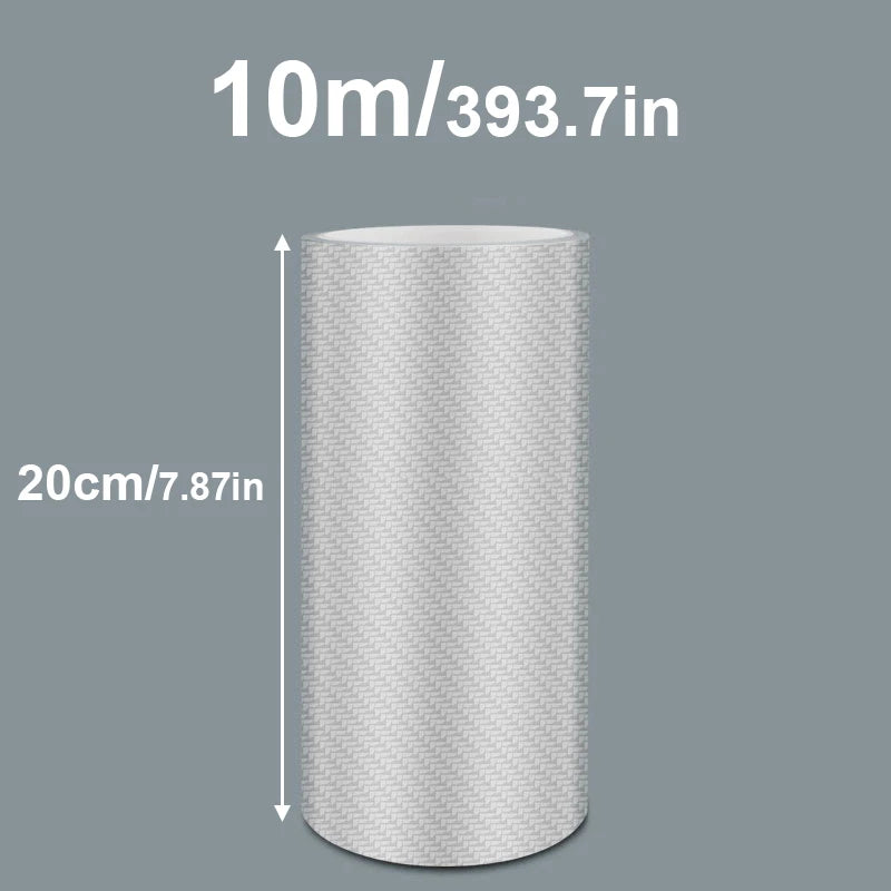 3/5/10M Transparent Carbon Fiber Car Threshold Portector Moulding Strip Trim Bumper Strip Clear Wear Surface Tapes DIY Film T