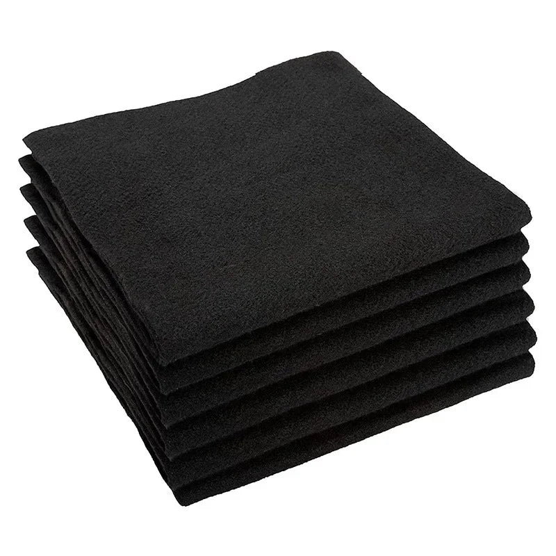 2mm/5mm Pre-Oxidized Carbon Felt Welding Blanket Fireproof Heat Resistant Fabric for Industrial Metalworking Welders Protecti
