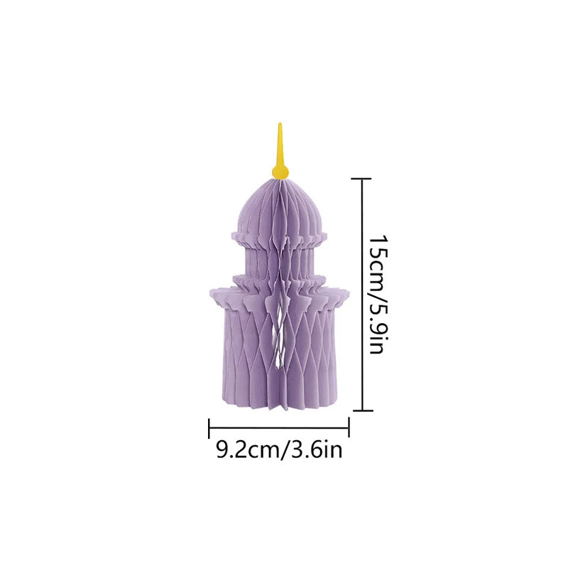 Ramadan decorations 2026 Honeycomb Ball Party Favors Gifts Ramadan Decoration 2026 Ramadan Festival Eid Bedroom Backdrop Deco