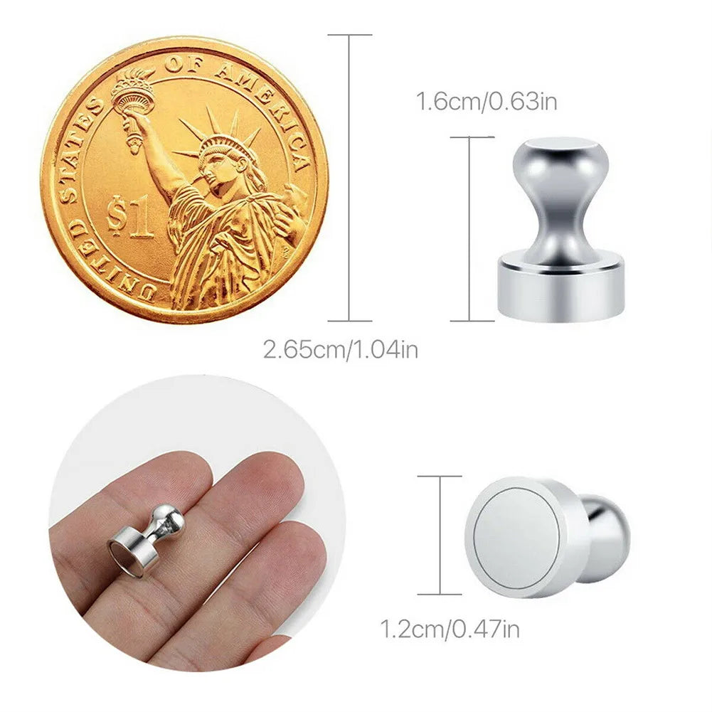 10/20x Magnetic Pins Neodymium Magnets Pin Board Magnet For Board Cone Magnets Super Strong Fridge Magnets For Home Storage T