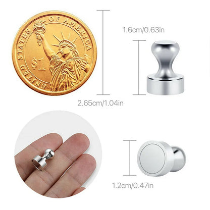 10/20x Magnetic Pins Neodymium Magnets Pin Board Magnet For Board Cone Magnets Super Strong Fridge Magnets For Home Storage T