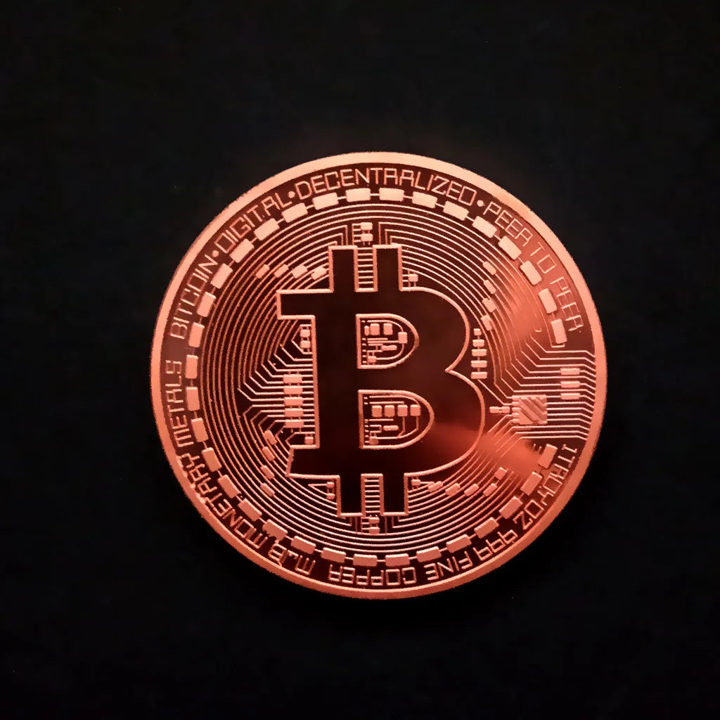 3/1PC Bitcoints BTC Coins Collectible Collection Gold Plated Bitcoin Coin Collectible Art Collection Gift Physical Commemorat