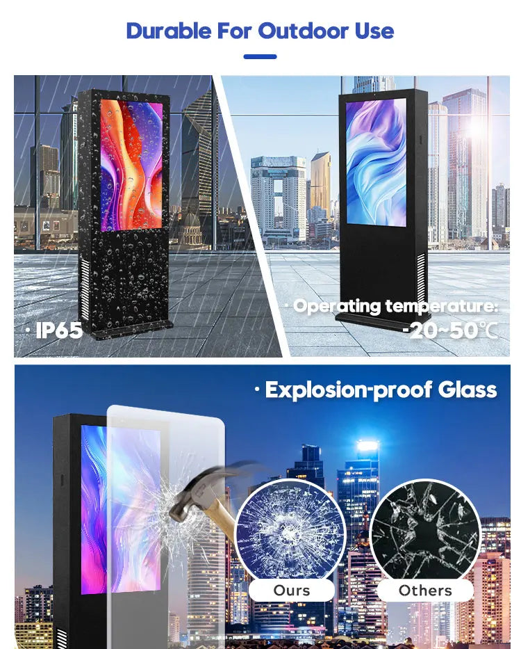 Advertising Machine Lcd Display Banner Signage Display Advertising Lcd Advertising Display Outdoor