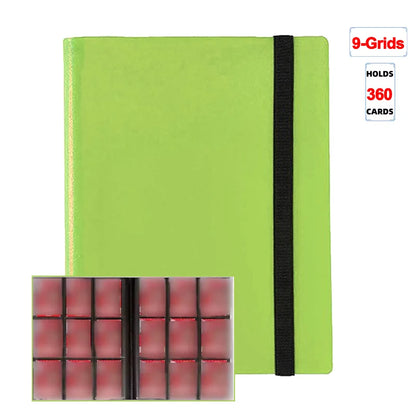 1Pc Card Binder 160/360/480 Trading Card Holder Book Durable Side Loading Card Book With Gaming Cards PP Cover Binder For Car