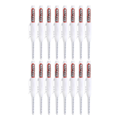 4-40Pcs White/Black/Blue/Red 45mm Deep Hole Marker Pens Long Nib Head Carpenter Pen Waterproof for Measuring Woodworking Offi