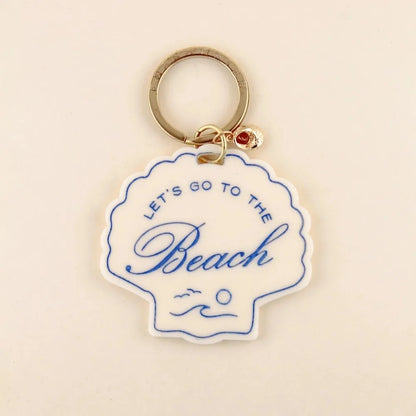 Acrylic Charms Retro Rope Woven Pendant Geometric Car Keyring Mobile Phone Pendant Fashion Cartoon Bag Chain Charms - Style M