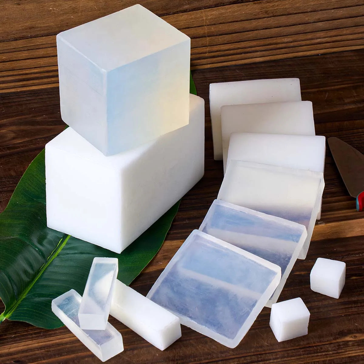 1000g Glycerin Soap Base DIY Handmade Soap Base Transparent White Melt Pour Making Soap Aromath Bath Raw Materials
