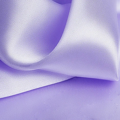 34 Color Soft Satin Fabric Wedding Party Decoration Box Lining DIY Clothing Sewing Background Accessories - Lavender / 50cm L
